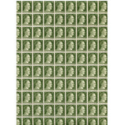 FULL AND COMPLETE GERMAN WWII HITLER HEAD STAMP SHEET OF 100 STAMPS 30 RPF VALUE. FULL GUM
