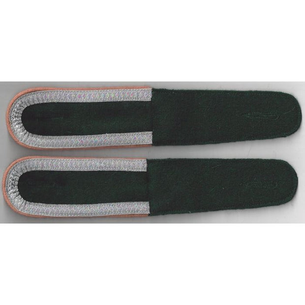 GERMAN UNTEROFFIZIER BOTTLE GREEN SHOULDER BOARDS ( PANZER )