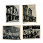 GEBURTSHAUS IN BRAUNAU- LOT OF 4 CIGARETTE CARDS
