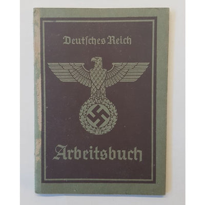 GERMAN 2ND ISSUE VERSION NAZI PARTY PAY WORKBOOK DEUTFCHES REICH ARBEITSBUCH