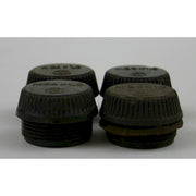 GERMAN WW2 50 MM & 80 MM MORTAR BAKELITE CAPS Lot of 4