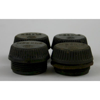 GERMAN WW2 50 MM & 80 MM MORTAR BAKELITE CAPS Lot of 4