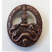 GERMAN ANTI-PARTISAN WAR BADGE Bronze