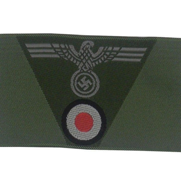 GERMAN ARMY ENLISTED MAN M43 CAP TRAPEZOID BEVO
