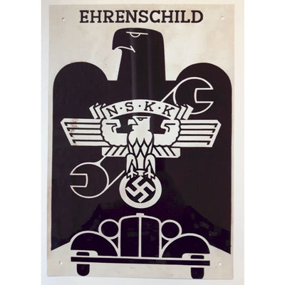 GERMAN EHRENSCHILD METAL SIGN