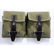 GERMAN G43 AMMO POUCH SET GREEN