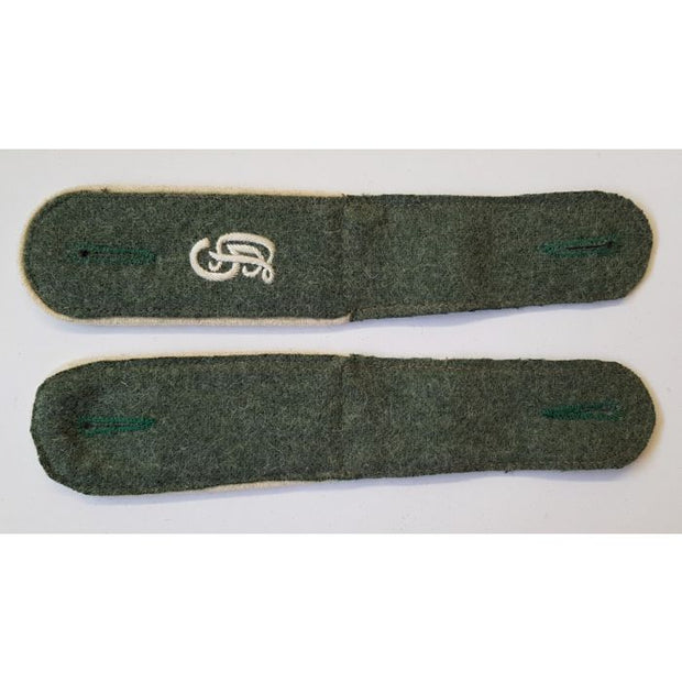 GERMAN HEER GROSSDEUTSCHLAND ENLISTED MAN SHOULDER BOARDS Field Green