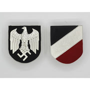 GERMAN HEER PITH HELMET SHIELD PAIR