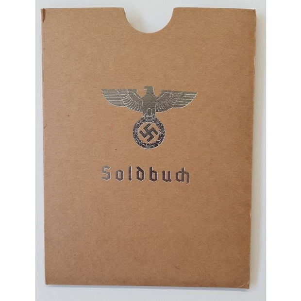 GERMAN HEER SOLDBUCH COVER TAN