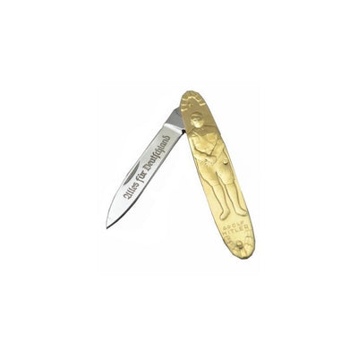 GERMAN HITLER POCKET KNIFE WITH "Alles Fur Deutchland" MOTTO