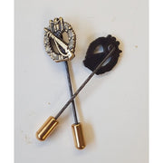 GERMAN INFANTRY ASSAULT STICK PIN WWII BRONZE