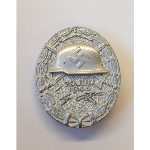 GERMAN JULY 20, 1944 WOUND BADGE SILVER WWII