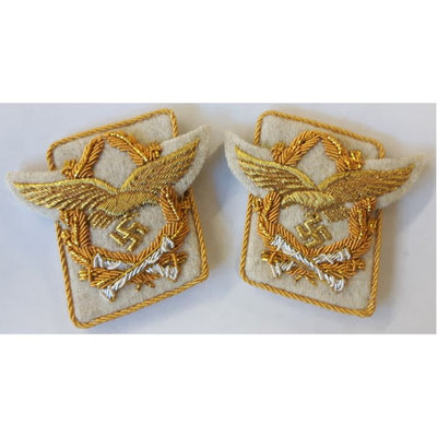 GERMAN LUFTWAFFE FIELD MARSHALL HERMAN GORING COLLAR TABS
