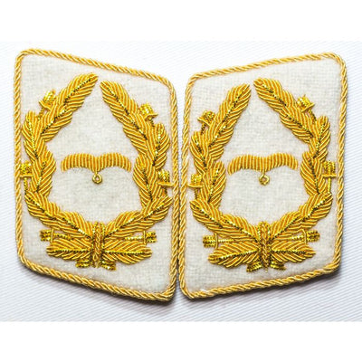 GERMAN LUFTWAFFE FLIGHT FALLSCHIRMJAGER GENERAL MAJOR'S COLLAR TABS