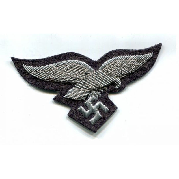 GERMAN LUFTWAFFE OFFICERS BULLION BREAST EAGLE INSIGNIA