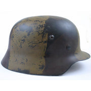 GERMAN M35 3 COLOR CAMO HELMET WW2