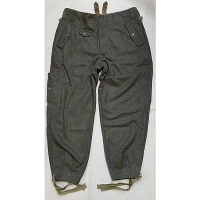 GERMAN M38 PARATROOPER TROUSERS - FIELD GRAY WOOL