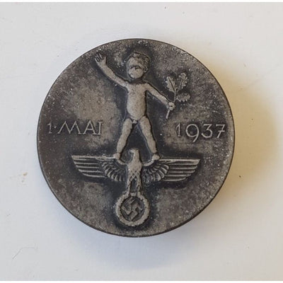 GERMAN MAY DAY 1937 TINNIE