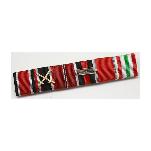 GERMAN MEDAL RIBBON BAR 6 BAR WITH BOX