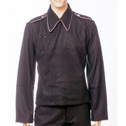 GERMAN WW2 PANZER WRAP - BLACK WOOL PANZER WRAPPER TUNIC JACKET