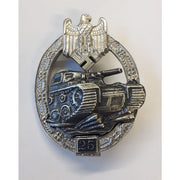 GERMAN TANK BATTLE BADGE 25 ACTIONS Silver