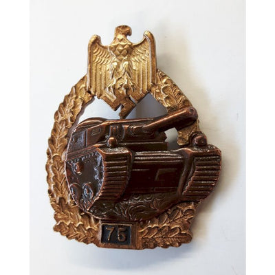 GERMAN TANK BATTLE BADGE 75 ACTIONS PANZER GRENADIER Gold & Bronze