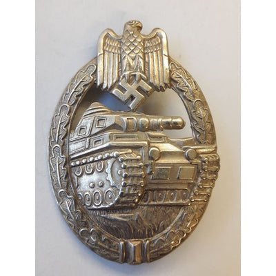GERMAN TANK BATTLE BADGE SILVER - HIGH QUALITY