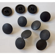 GERMAN TUNIC PEBBLED BUTTONS DARK GREEN SET OF 11