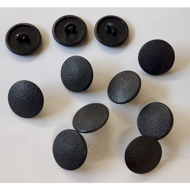 GERMAN TUNIC PEBBLED BUTTONS DARK GREEN SET OF 11
