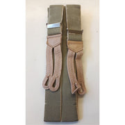 GERMAN UNIFORM PANT SUSPENDERS WITH BRAIDED CORD ENDS