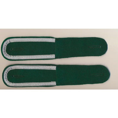 GERMAN UNTEROFFIZIER BOTTLE GREEN SHOULDER BOARDS (GRENADIER )