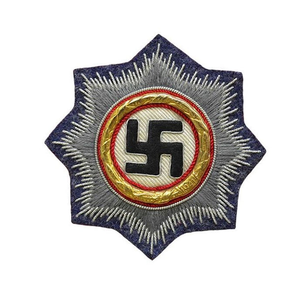 GERMAN WAR ORDER OF THE GERMAN CROSS IN GOLD - Luftwaffe Blue