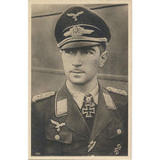 GERMAN PILOT COLONEL WERNER MOLDERS POSTCARD