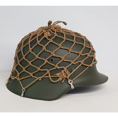 GERMAN WW11 HELMET NET WITH HOOKS