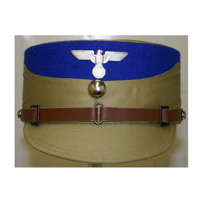 GERMAN WW11 SA STORMTROOPER KEPI TAN WITH BLUE