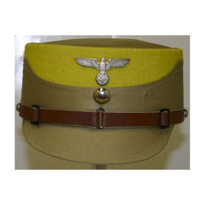 GERMAN WW11 SA STORMTROOPER KEPI TAN WITH YELLOW