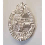 GERMAN ARMY PANZER ASSAULT BADGE - SILVER