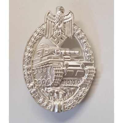 GERMAN ARMY PANZER ASSAULT BADGE - SILVER