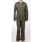 GERMAN WW2 REED GREEN HBT M40 FIELD TUNIC AND PANTS