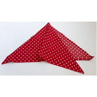 ROSIE THE RIVETER RED BANDANNA WITH WHITE POLKA DOTS