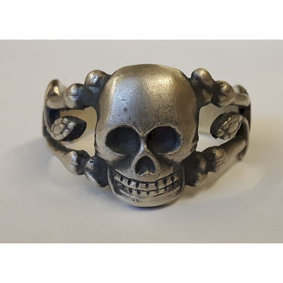 GERMAN WWII SKULL RING SILVER