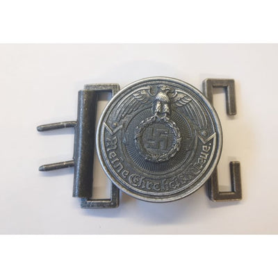GERMAN WW2 WAFFEN-SS OFFICER'S BELT BUCKLE ANTIQUE FINISH