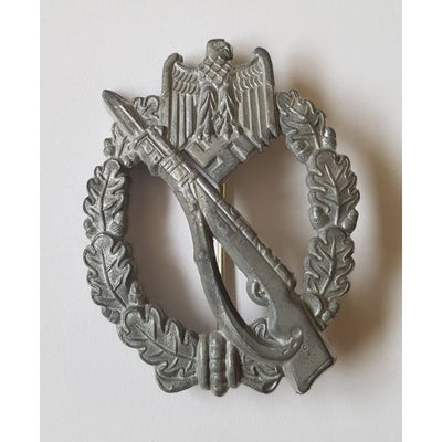 GERMAN WWII INFANTRY ASSAULT BADGE SILVER