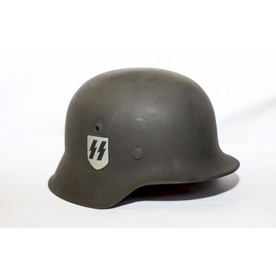 GERMAN WW2 M42 SS SINGLE DECAL HELMET