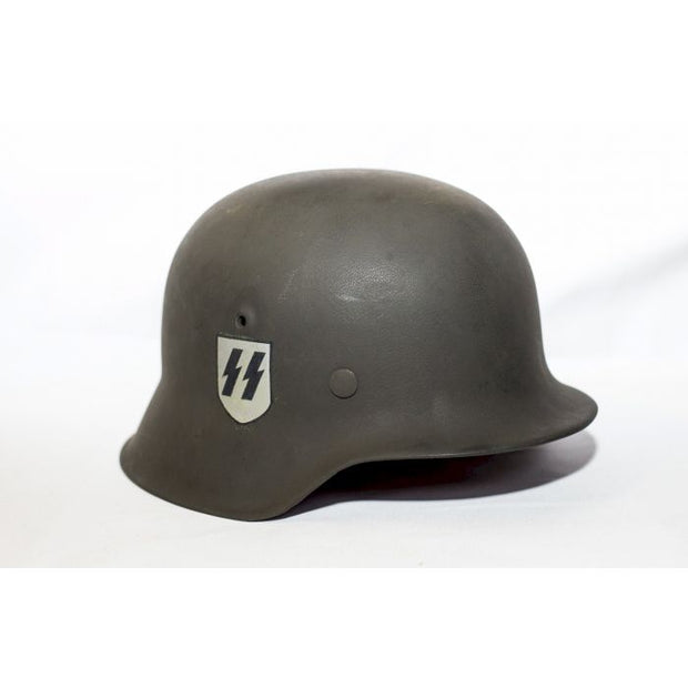 GERMAN WW2 M42 SS SINGLE DECAL HELMET