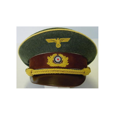 ADOLF HITLER VISOR CAP - GREEN