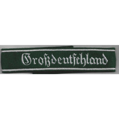 GERMAN GROSSDEUTSCHLAND CUFF TITLE BULLION OFFICER - GREEN