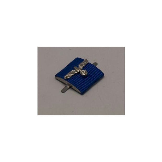 GERMAN HEER LONG SERVICE MEDAL ( 4 YEARS / 18 YEARS ) CUSTOM RIBBON BAR - SILVER