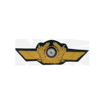 GERMAN LUFTWAFFE GENERAL CAP WREATH IN GOLD