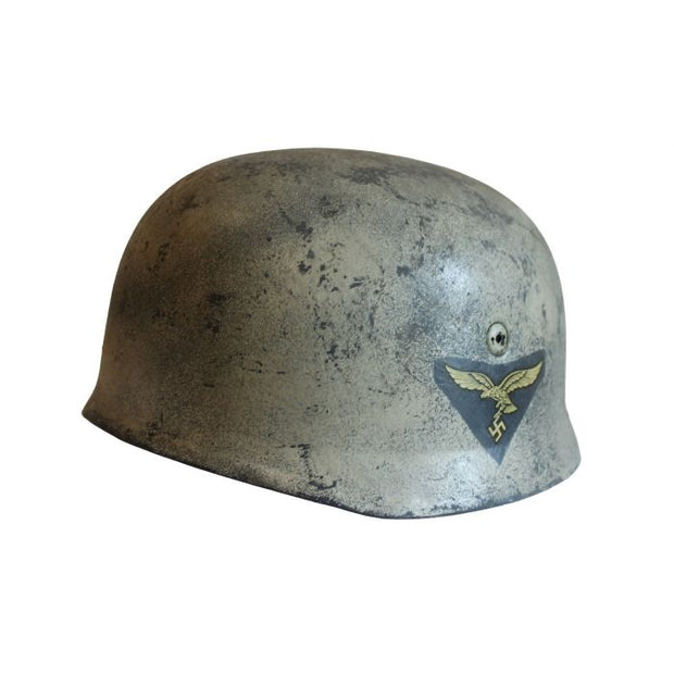 GERMAN M38 FALLSCHIRMJAGER HELMET WINTER CAMO